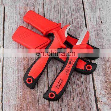 VDE certified 1000V Taiwan insulated electric knife Wire stripper protective handle