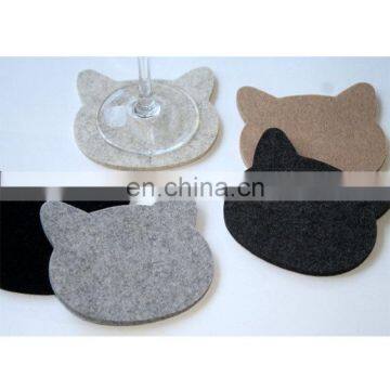 Various Shapes 100% Polyester 3mm Felt Coaster photo-5