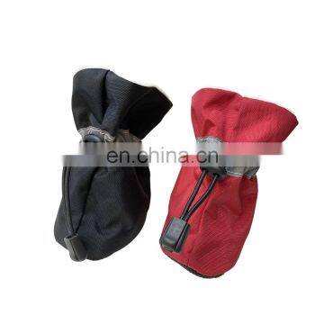 OEM Branding FBA Service 2 Colors Canvas Adjustable Buckle Outdoor Waterproof Dog Sock Dog Shoe