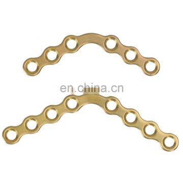 CE & ISO Marked Medical Maxillofacial Surgery Titanium 2.0mm Arc Locking Bone Plate Orthopedic Surgical Implants