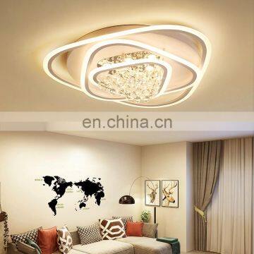 New Design Modern Acrylic Hotel Dimmable With Luxury Crystal Led Ceiling Light photo-2