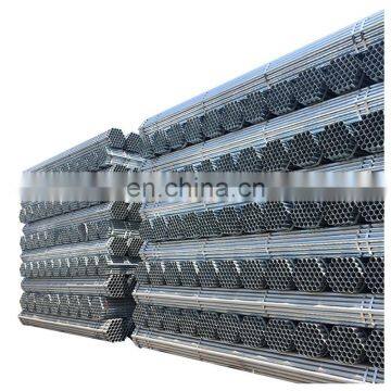 Trade Assurance Building Material Tianjin Ss400 Hot Dipped Galvanized Round ERW Mild Carbon Steel Pipe