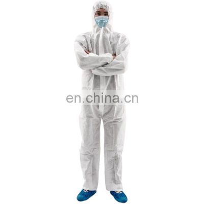 Microporous Coverall Hooded Without Boot Cat III Type 5/6 Disposable Coverall Water Proof