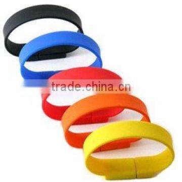 promotional waterproof silicone usb bracelet