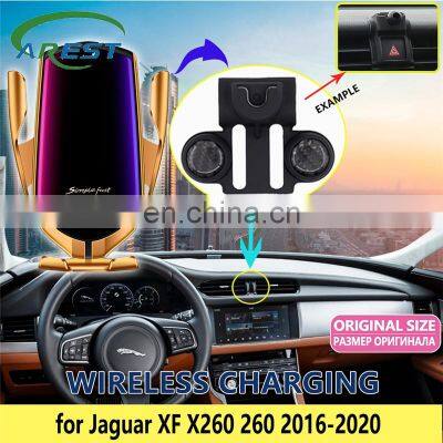 Car Mobile Phone Holder for Jaguar XF X260 260 2016 2017 2018 2019 2020 Telephone Stand Bracket Air Vent Accessories for iphone