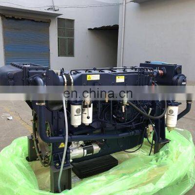 Marca nueva motor de barco y motor diesel marino de 6 cilindros Weichai de refrigeración por agua WD10C190-15 WD10C240-15 176KW 240HP photo-2