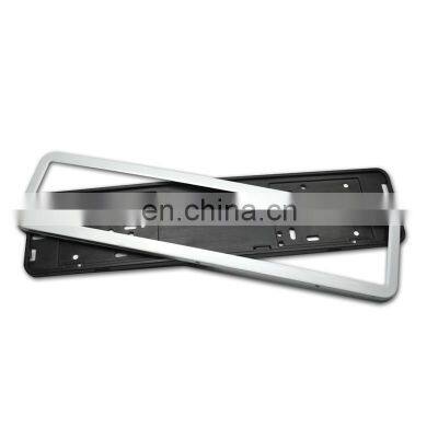 Car Universal European Plastic Chrome License Plate Frame photo-4