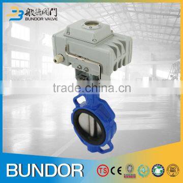 6 Inch Ductile Iron Wafer Motorized Butterfly Valve