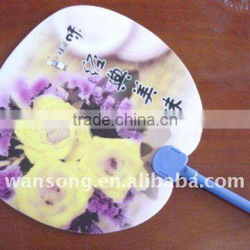 2015 New Custom Design Plastic Promotional PP Fan With Factory Price