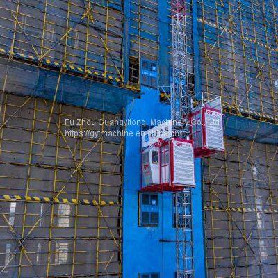 Sc200/200 Construction Elevator 2t/2t Double Cages Building Hoist photo-3