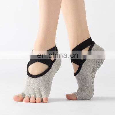 Men's and Women's Antiskid Universal Size Yoga Socks Antiskid New Sports Fitness Accessories Yoga / Pilates SOCKS 5 Toes