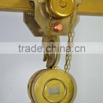 High quality 2 ton Tuhao gold good explosion proof hand chain hoists