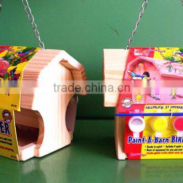 Print garden bird feeder house