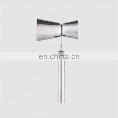 Factory Direct stainless steel measuring in bar jigger with handgrip