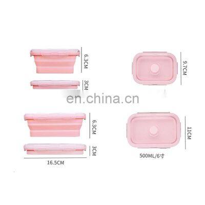 Customized Camping Eco Friendly Container Reusable Airtight Kitchen Silicon Food Storage photo-3