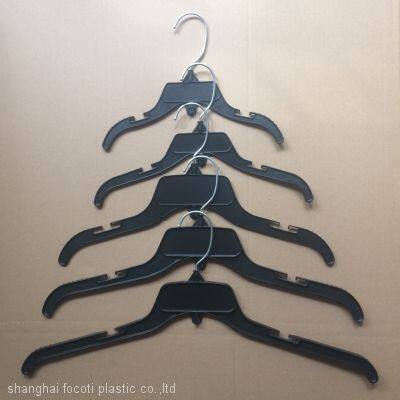 484 VICS Black Plastic Hangers With Rotating Metal Hook And Notches For Straps, Great For Shirts/Tops/Dresses photo-5