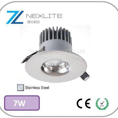 Stainless Steel Downlights Polished Chrome Brass Led Downlights Mansion Downlight Led Ip44