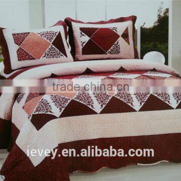 Alibaba china high quality best price reactive printed cotton home goods patchwork bedspread