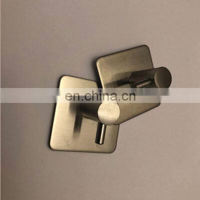 Custom Chromed Stainless Steel Adhesive Hook Permanent or Removable Adhesive Hook photo-4