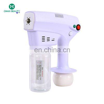 2021 blue ray spray nano steam gun/micro nano water moisturizing spray gun /blue ray nano steam spray gun