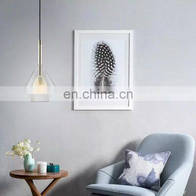 Creative Glass Hanging Light Modern Staircase LED Pendant Lamp Living Room Bedroom Decoration Lamps