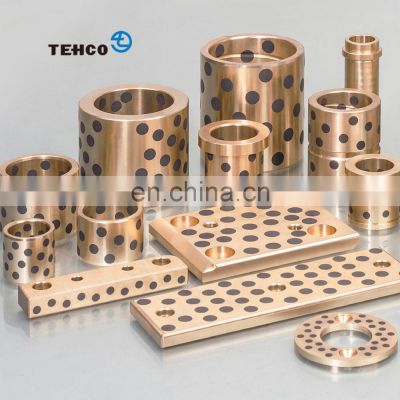 High Quality CNC Milling Solid Lubricating Copper Self Lubricating Sleeve bronze Bushing