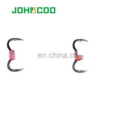 JOHNCOO Ice Fishing Lure 10# High Carbon Steel Fishing Treble Hook Ice Fishing Hook