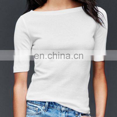 soft girl style t shirt wear up fitness shirts