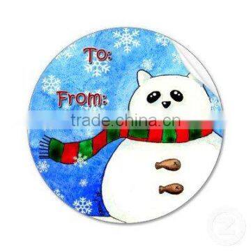 christmas cartoon sticker