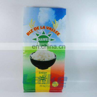 25kg 50kg Plastic Woven Rice Packing Bag, Laminated pp Woven Rice Sack, 50kg Transparent Rice Bag for Sale photo-2
