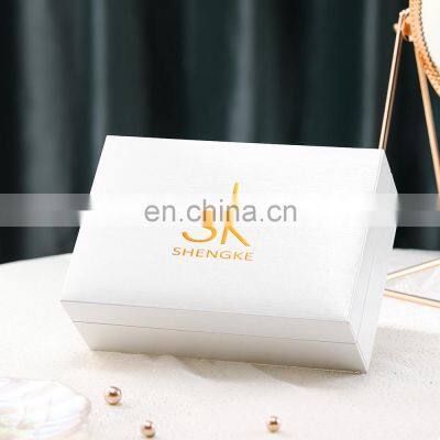 SHENGKE Shop for Watches Online Ladies Jewelry Watch Set K0136L Women Bracelet Watch Chic Necklace Wholesale Wristwatch photo-3