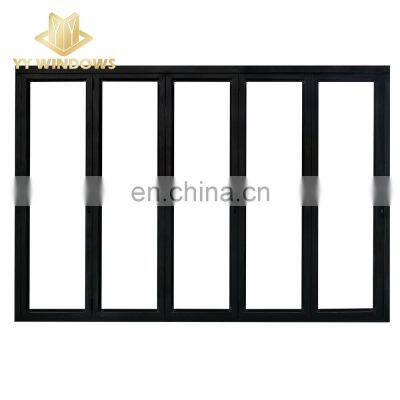 AS2047 Aluminum Folding Glass Door Cheap Price Double Glazed Aluminium Bi-fold Door photo-2