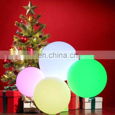 outdoor lights globe pool party decor mood sphere lamp colour changing mood stone orb