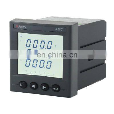 Digital Current Metered AMC72L-AI3/J Current Alarm Three Phase Ammeter LCD Current Display AC Electronic Meter photo-2