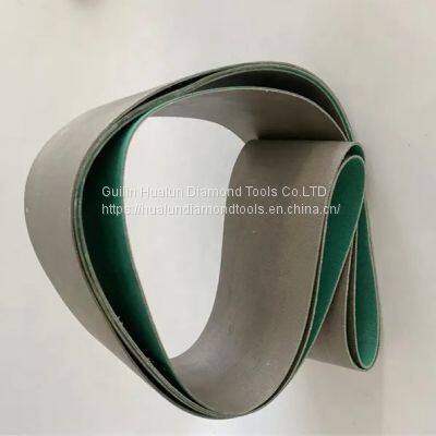 Good Quality Glass Stainless Steel Polishing Belt Diamond Electroplated Sanding Belt photo-3