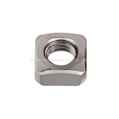 All Sizes Square Thin Nuts , SS / CS Square Lock Nut DIN ISO Standard