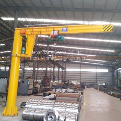 Jib Crane 10 Ton Electric Column Type Slewing Arm Engine Hoist Trolley 6m Top Budget photo-3