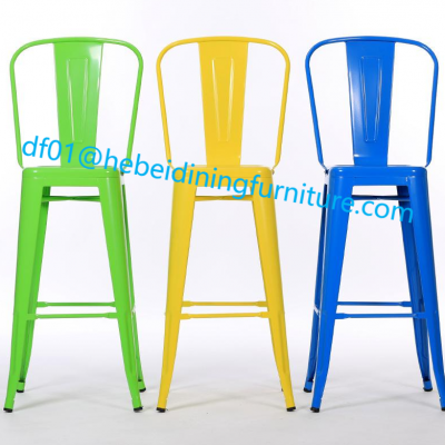 Dining Furniture Metal Bar Bar & Counter Stool for Restaurant Wholesale Bar Chairs photo-3