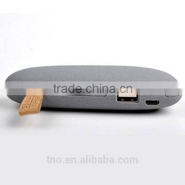 Portable stone mobile power bank 2600mAh rohs battery charger