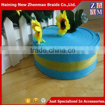 Zhejiang high strength 40/50/60/70mm colored PP webbing wholesale