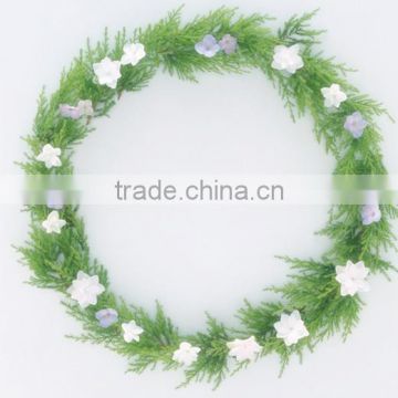 Decoration Wedding White Flower Wreath for Wedding Car/Christmas flower wreath