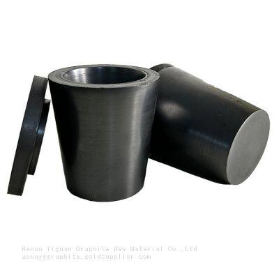 Factory supply high purity graphite crucible for gold smelting