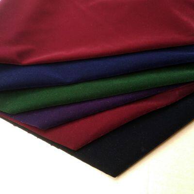 Nylon Flocking Fabrics Weft Knitting Flocked Fabric Velvet Flocking Fabrics Supplier