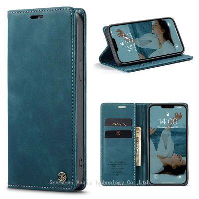Executive Luxury Leather Flip Phone Holster & Wallet Case - RFID Blocking, Multi-Card Slots, Wholesale for Distributors & Corporate Gifts