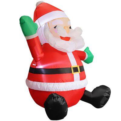 2025 Santa Inflatable With Xmas Blow up – Perfect for Xmas Decor photo-3