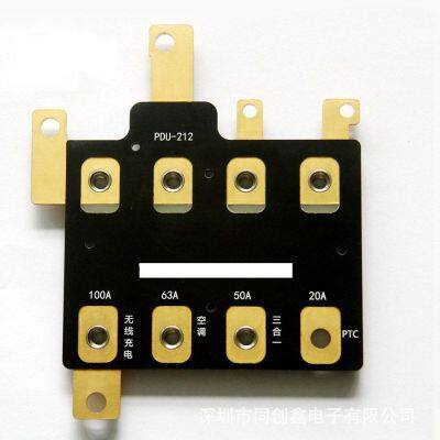 4-Schicht-15OZ-Dickkupfer + Kupferstab + kupferbasierte Lades?ulen-PCB, Kupferbasis mit hoher W?rmeleitf?higkeit + 8W-Klebeprinted circuit board