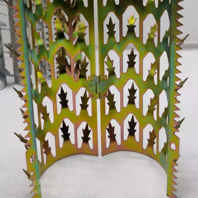 Anti-Climb Metal Spikes for Top-of-Wall Security Barrier Protection