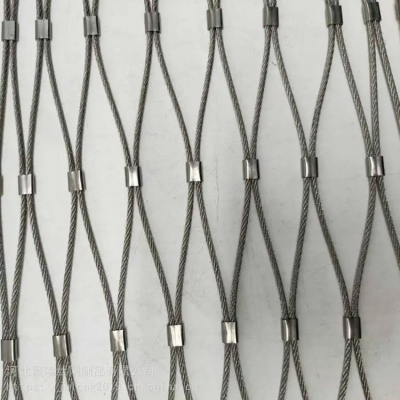 Ferrule Cable Mesh Stainless Steel Wire Rope Mesh Netting for Bird Net Garden Fence Safety Fence