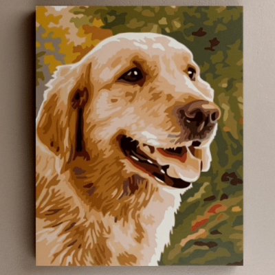 Dogs Paint by Numbers Custom Paint By Number