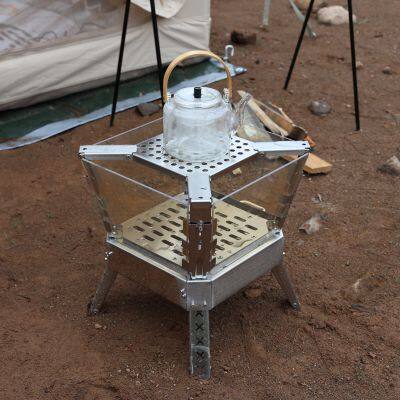 Microcrystalline Glass Fire Pit Outdoor Stove photo-2